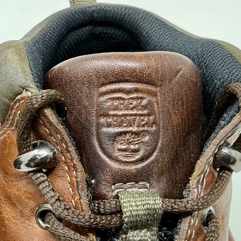 Timberland Trek Travel Mens Brown Leather Hiking Boots 74106 Men's Size 10M